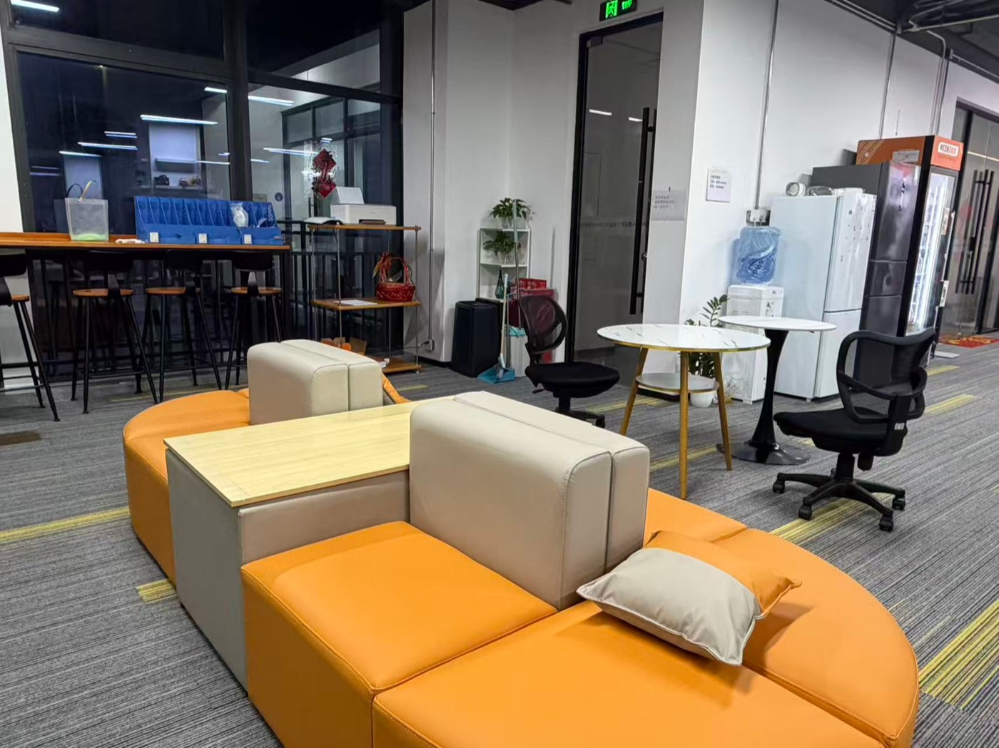 RIFY Global team lounge and break area